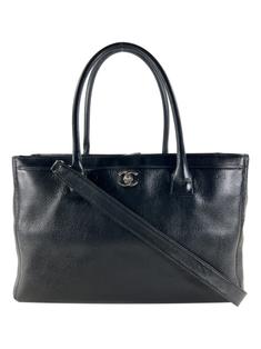 CHANEL① Bolsa Tote Chanel Executive Cerf Preta - MVL21 Original | Etiqueta