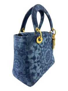 バッグ christianDior Bolsa Tote Christian Dior KaleiDiorscopic Lady Dior Denim Azul