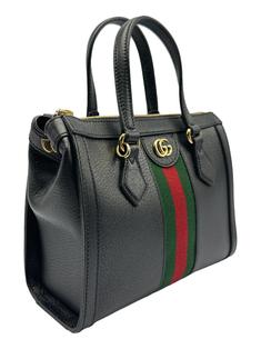 Bolsa Tote Gucci Ophidia Couro Preto - CNLS1 Original | Etiqueta Única