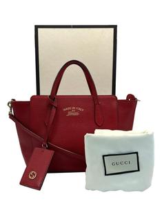 Bolsa Tote Gucci Swing Mini Vermelho - CXRR1 Original | Etiqueta Única