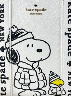 Bolsa Tote Kate Spade X Peanuts Snoopy Branca - HCR28 Original