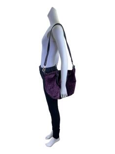 Bolsa Tote Longchamp Le Pliage Velvet Roxo - NZX64 Original