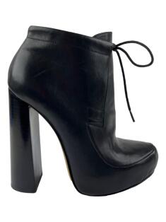 Bota Alexander Wang Constance Couro Preta AGFR1 Original