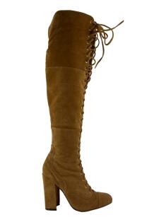 Bota Luiza Barcelos Bota Over Caramelo CamurÃ§a Bota Luiza - Main Image