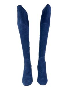 Bota Luiza Barcelos Over The Knee Azul - CDWS15 Original