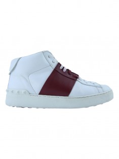 Tênis Valentino Rockstud Branco e Vermelho - GUA25 Original