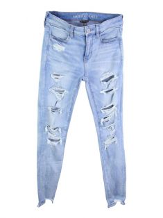 AE next level stretch skinny ripped jeans