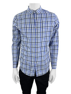 banana Republic Check Shirt ×2 Camisa Banana Republic Xadrez Azul - SPU69 Original | Etiqueta Única