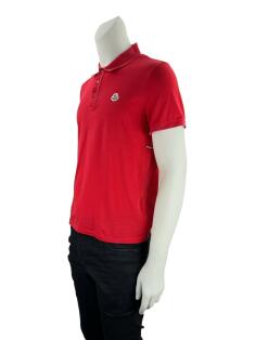 Camisa Moncler Maglia Polo Manica Corta Vermellho - CUO75 Original