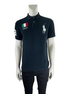 Camisa Polo Ralph Lauren Reta Preta - CAT19 Original | Etiqueta Única