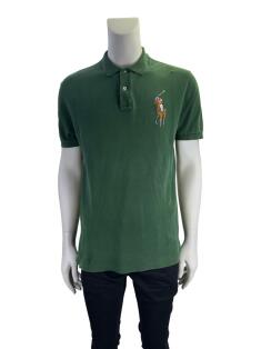 Camisa polo ralph lauren verde on sale