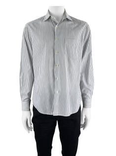 Camisa Zara Man Tecido Listrado Original Etiqueta Unica