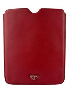 Capa Prada iPad Saffiano Vermelha - COVJ3 Original | Etiqueta Única