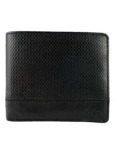 Carteira Hugo Boss Couro Texturizado Preta - CHLW1 Original
