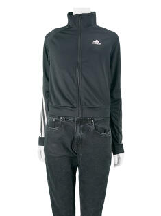 Casaco preto hot sale da adidas