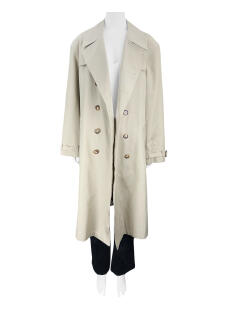 Casaco Christian Dior Vintage Monsieur Trench Coat Bege
