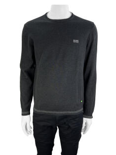 Casaco Hugo Boss Boss Tricot Cinza - AHBT45 Original | Etiqueta Única