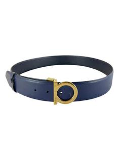 Cinto Salvatore Ferragamo Gancini Azul - CIUU511 Original