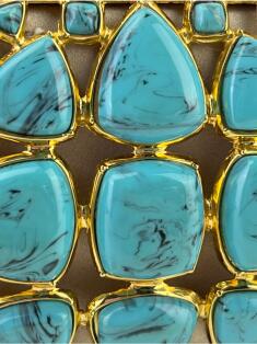 Clutch Christian Dior Minaudiere Turquoise - CFCT20 Original