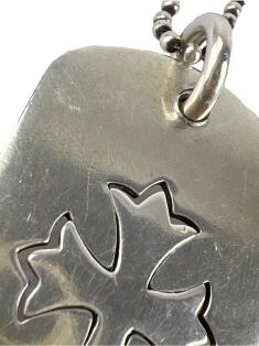 Colar Chrome Hearts Tag 1998 Prata - CFHK1 Original | Etiqueta Única
