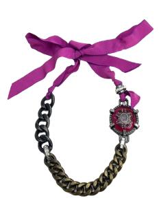 Colar Lanvin Crustal Fucsia