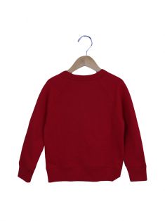 Conjunto Gucci Moletom Logo Vermelho Infantil KHE32 Original