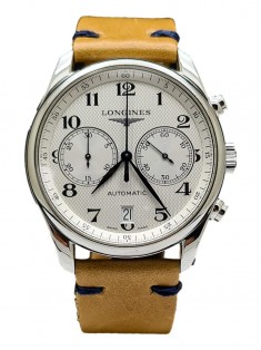 Rel gio Longines Master Collection Chronograph Autom tico Prateado