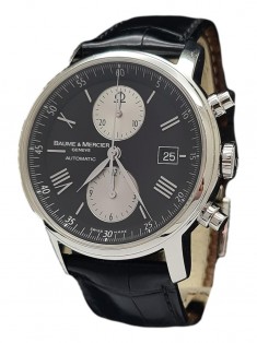 Rel gio Baume Mercier Classima Chronograph Autom tico Preto