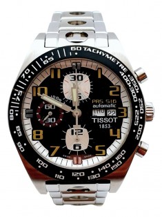 Rel gio Tissot PRS 516 Chronograph Autom tico Edi o Limitda Prateado