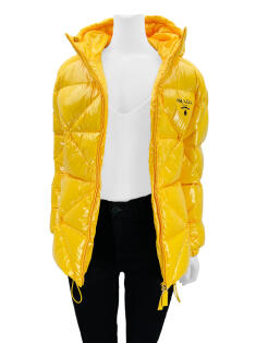 Jaqueta Prada Puffer Amarela - GWF494 Original | Etiqueta Única