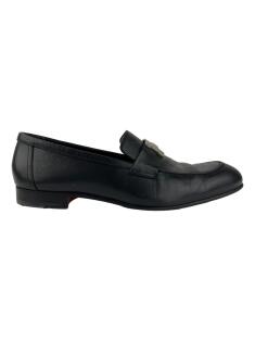 Loafer Hermès Paris Couro Preto