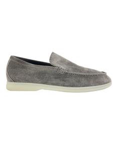 Loafer Loro Piana Summer Walk Cinza - CRHE26 Original | Etiqueta Única