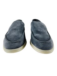 Loafer Loro Piana Summer Walk Cinza - CZKS4 Original | Etiqueta Única