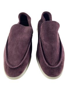 Loafer Loro Piana Summer Walk Roxo - CRHE28 Original | Etiqueta Única