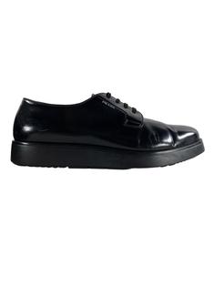 ＦandＫ　pieni ブラック Loafer Prada Couro Preto - CNZB82 Original | Etiqueta Única