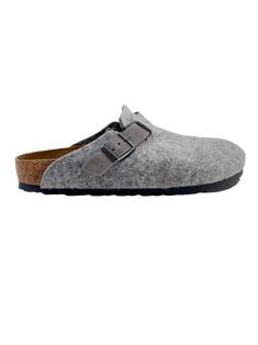 Mule Birkenstock Boston Cinza - CMDJ26 Original | Etiqueta Única