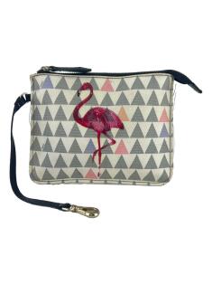 Necessaire Schutz Couro Flamingo