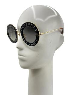 Óculos de Sol Gucci L'Aveugle Par Amour Preto - CWFM14 Original