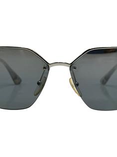 Óculos de Sol Prada SPR68T Prateado CXOV3 Original Etiqueta Única