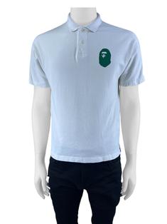 トップス A BATHING APE 00s logo check polo shirt Polo A BATHING APE Logo Off White - AHAV107 Original | Etiqueta Única