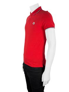 Polo Moncler Maglia Polo Manica Corta Vermelho - SRR270 Original