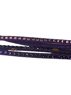 Bracelete Swarovski Slake Roxo - Compre Agora