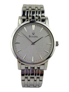 Relogio Bulova 96A115 Prateado Original Etiqueta Unica