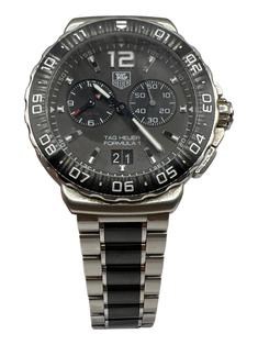 Relógio Tag Heuer Quartzo Formula 1 42mm Prateado - ZVA3 Original