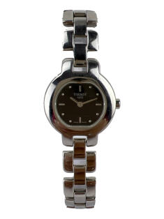 Rel gio Tissot G330 Quartzo Prateado Original CEVE6 Etiqueta nica