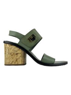 Sandália Balenciaga Tiras Verde POK66 Original Etiqueta Única