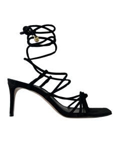 Sandália Schutz Trançada Preta - CHZJ225 Original | Etiqueta Única