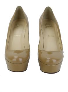 Sapato Christian Louboutin Bianca 140 Nude - IGI13 Original