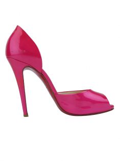 Sapato Christian Louboutin Verniz Rosa - DZB253 Original