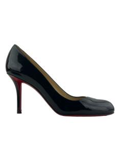 Sapato de Salto Christian Louboutin Verniz Preto - BILT19 Original